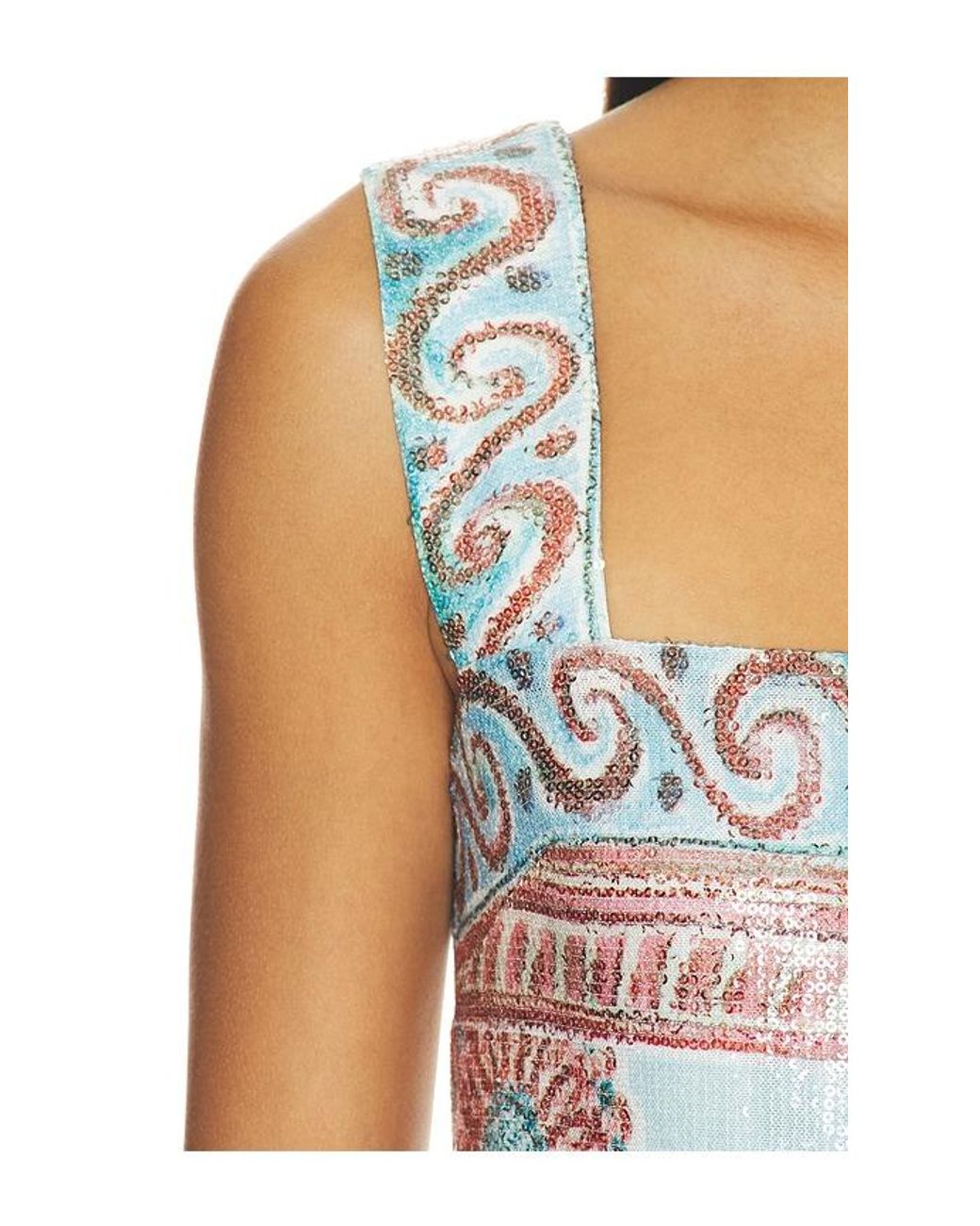 ROAME. Blue Izzy Sequin Dress