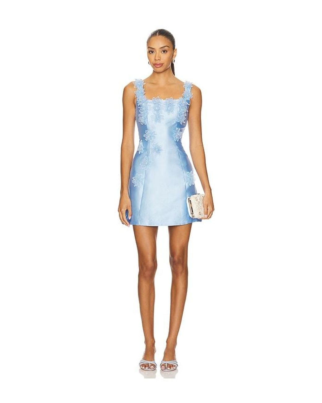 Elliatt Blue Elder Mini Dress
