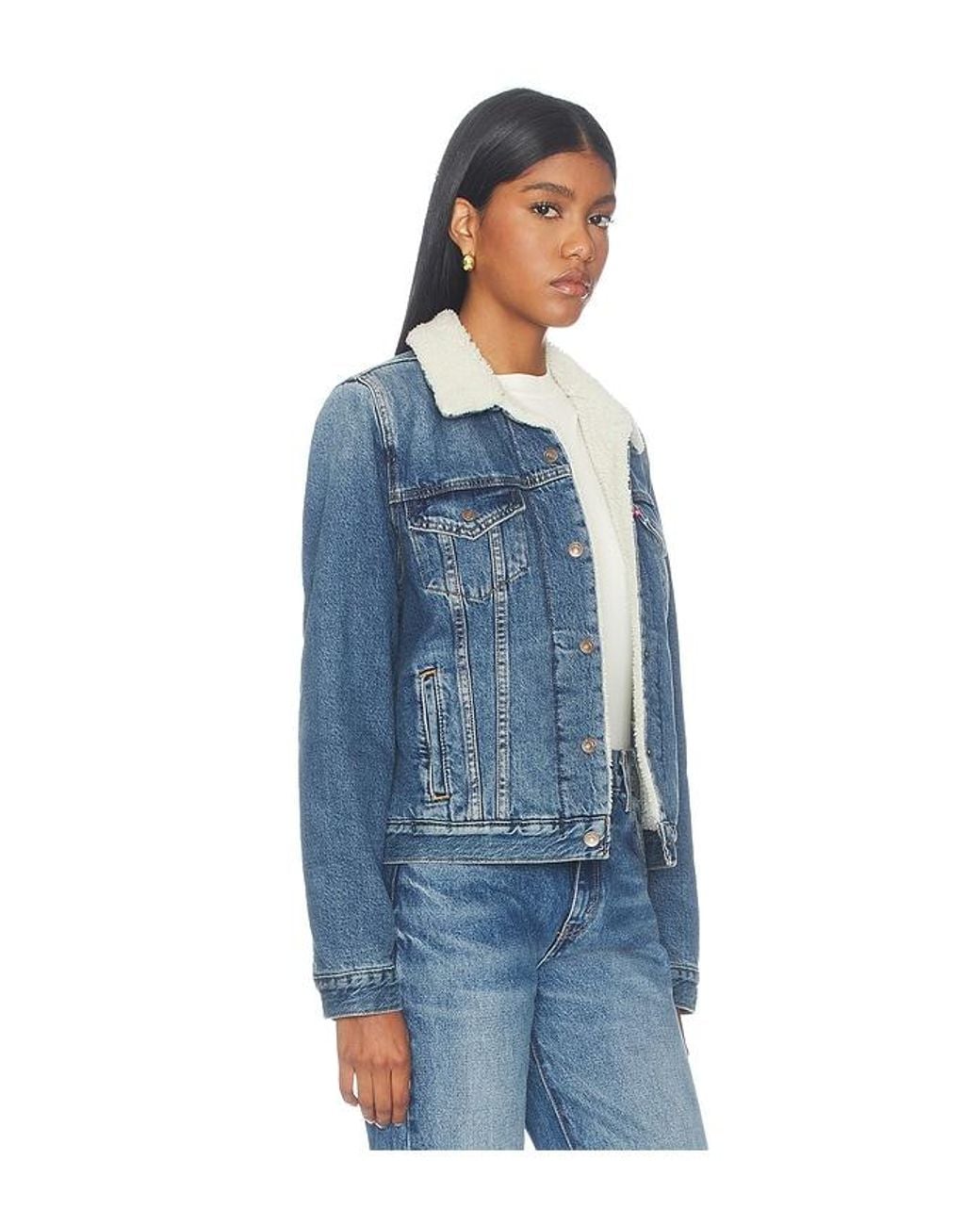 Levi's Blue Original Sherpa Trucker Jacket