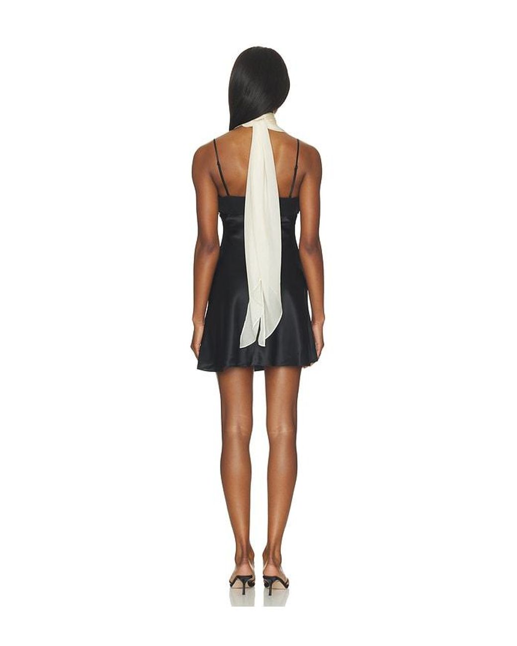 Mirror Palais Black Belle De Jour Mini Dress