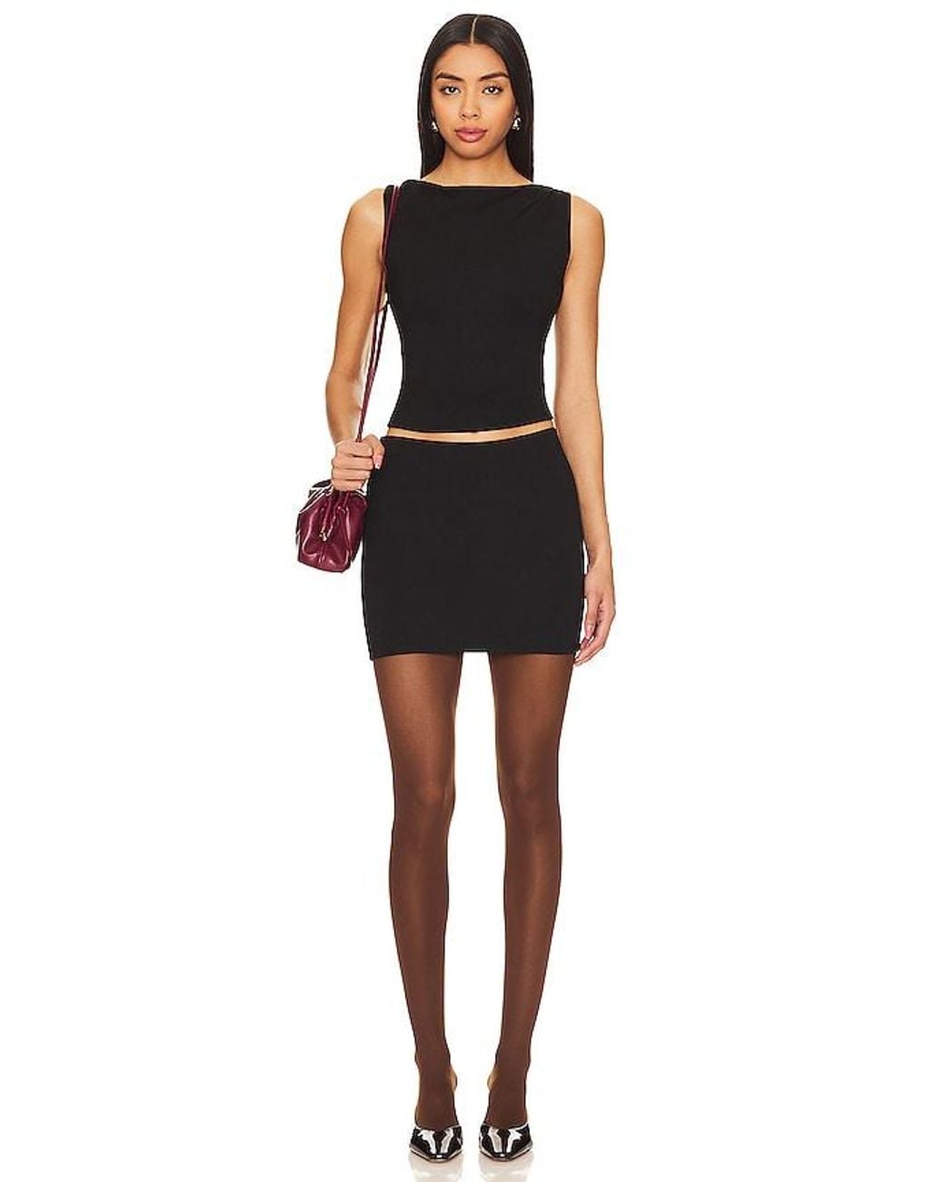Lovers + Friends Black X Anja Dujaković Lainey Top