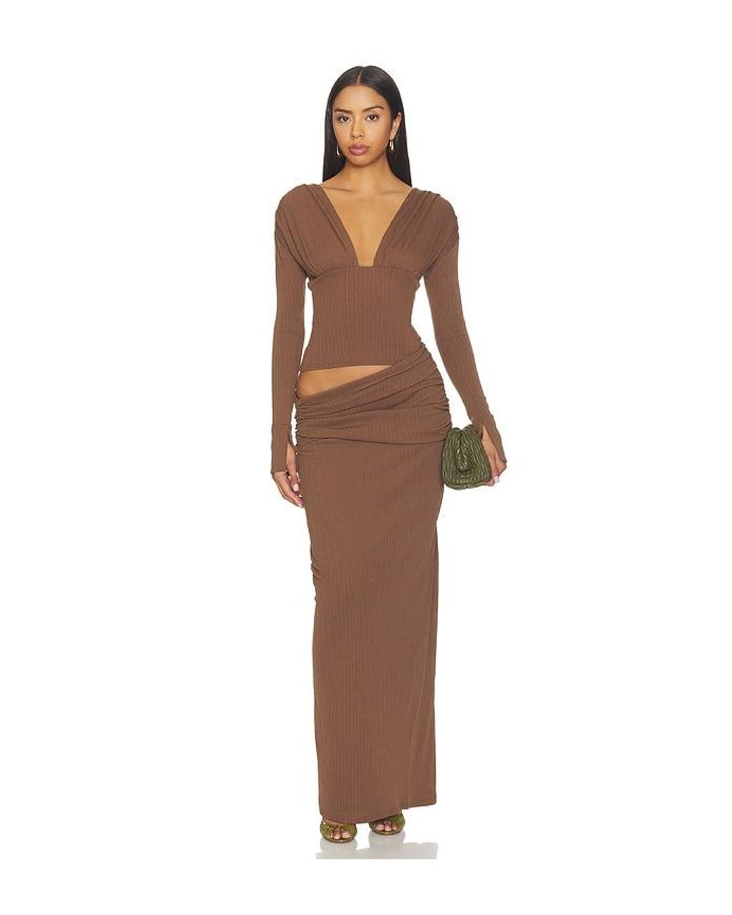 Benni Brown Agnes Maxi Dress