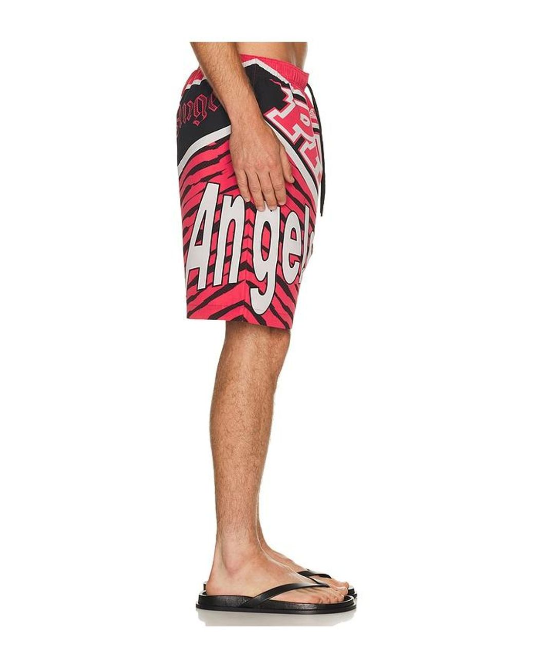 Palm Angels Red Racing Swimshort for men