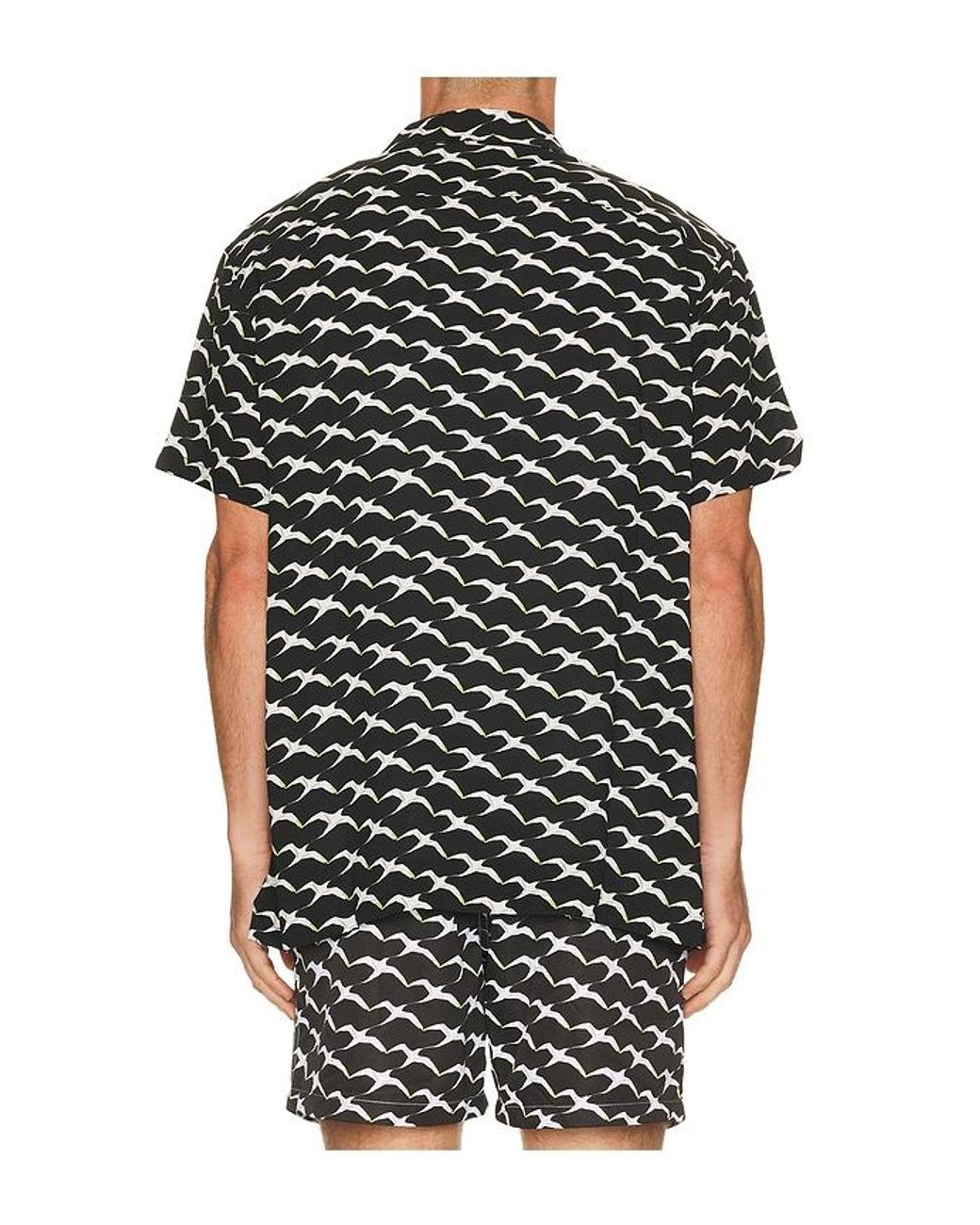 ARRELS Barcelona Black Birds X Clara Arnus Camp Collar Shirt for men