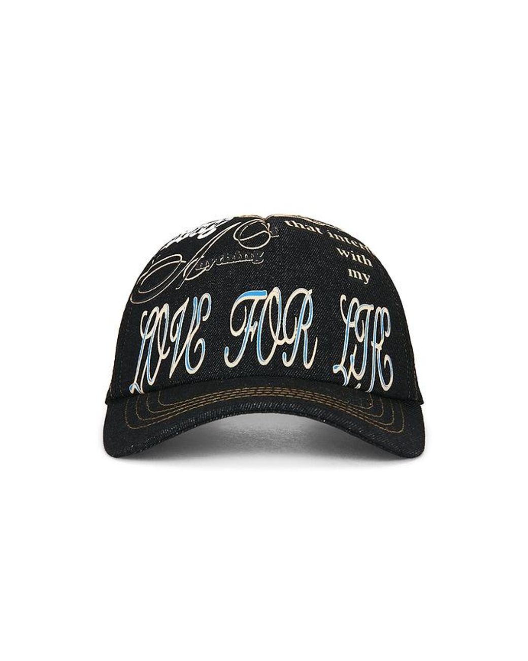 JUNGLES Black Love For Life Trucker Cap for men