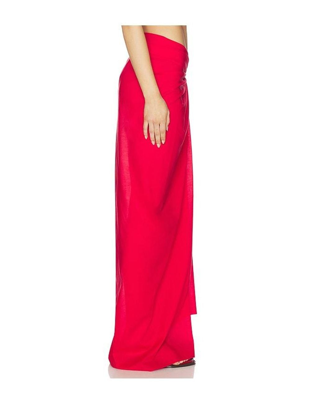 ÉTERNE Red Esme Maxi Sarong