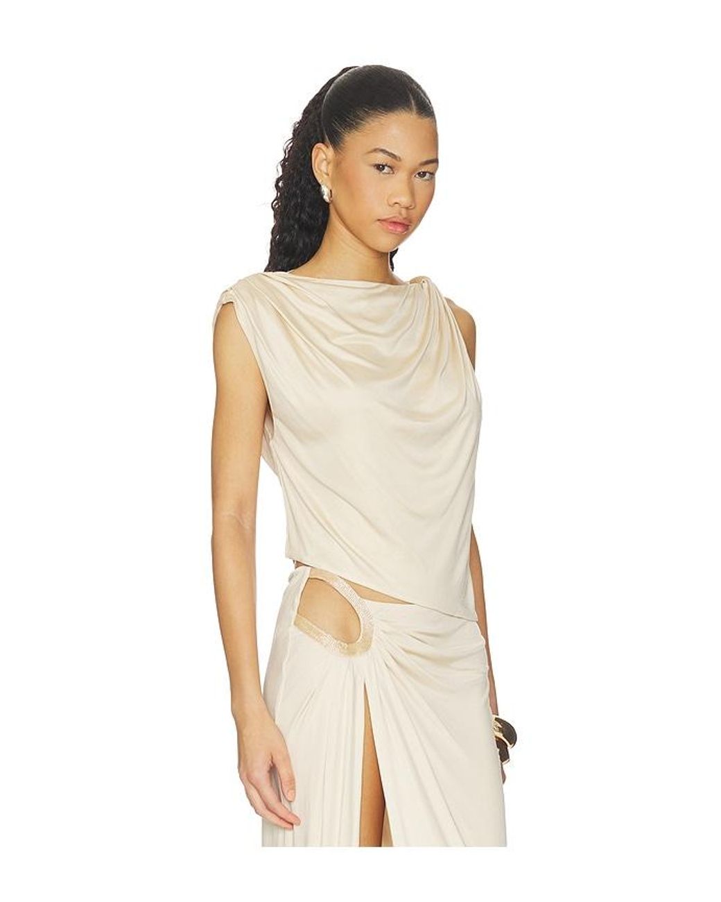 MAY MASHIAH Natural Rylee Top