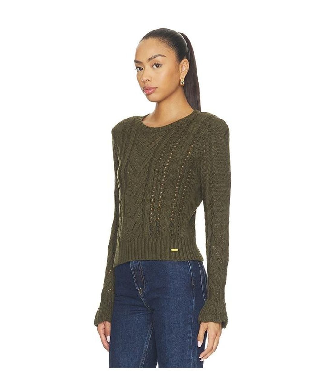 L'Agence Multicolor 'Agence Mio Cable Crop Pullover
