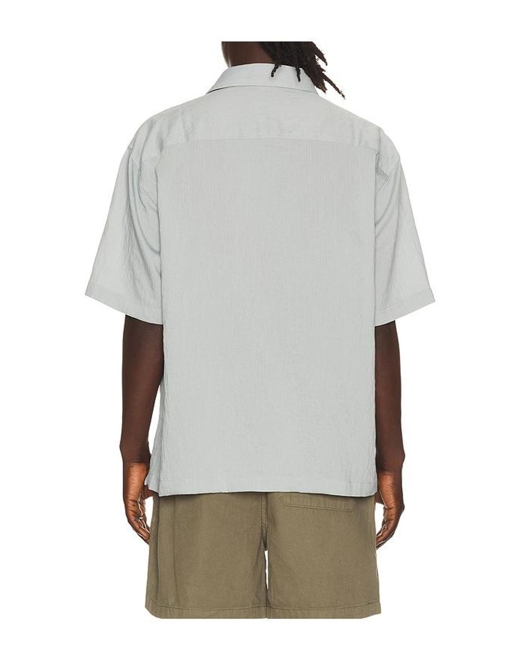 FRAME Gray Light Weight Short Sleeve Shirt for men