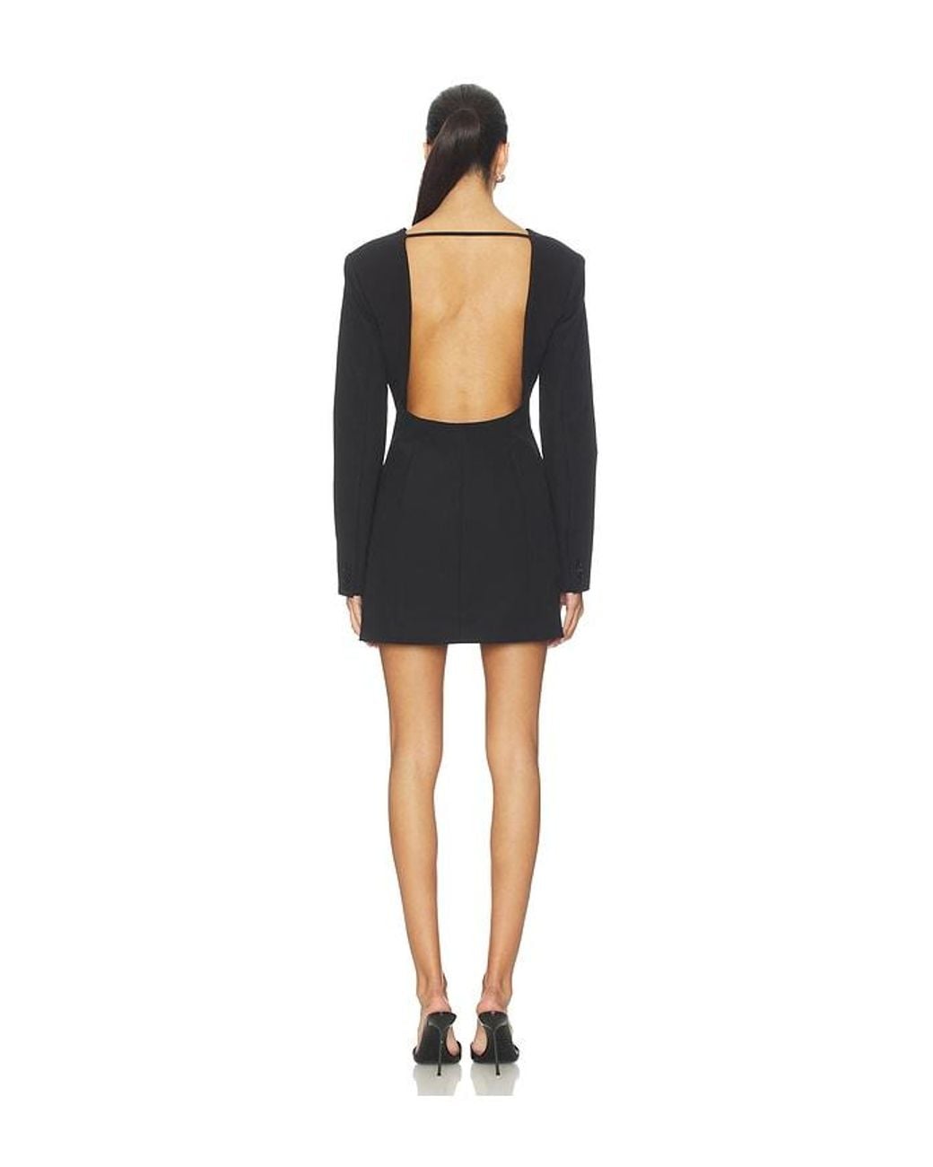 Nbd Black Amina Blazer Mini Dress