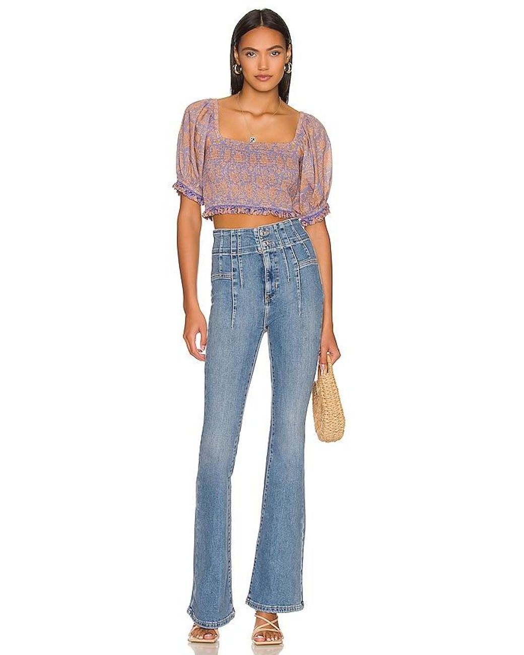 Free People Blue X We The Free Jayde Flare