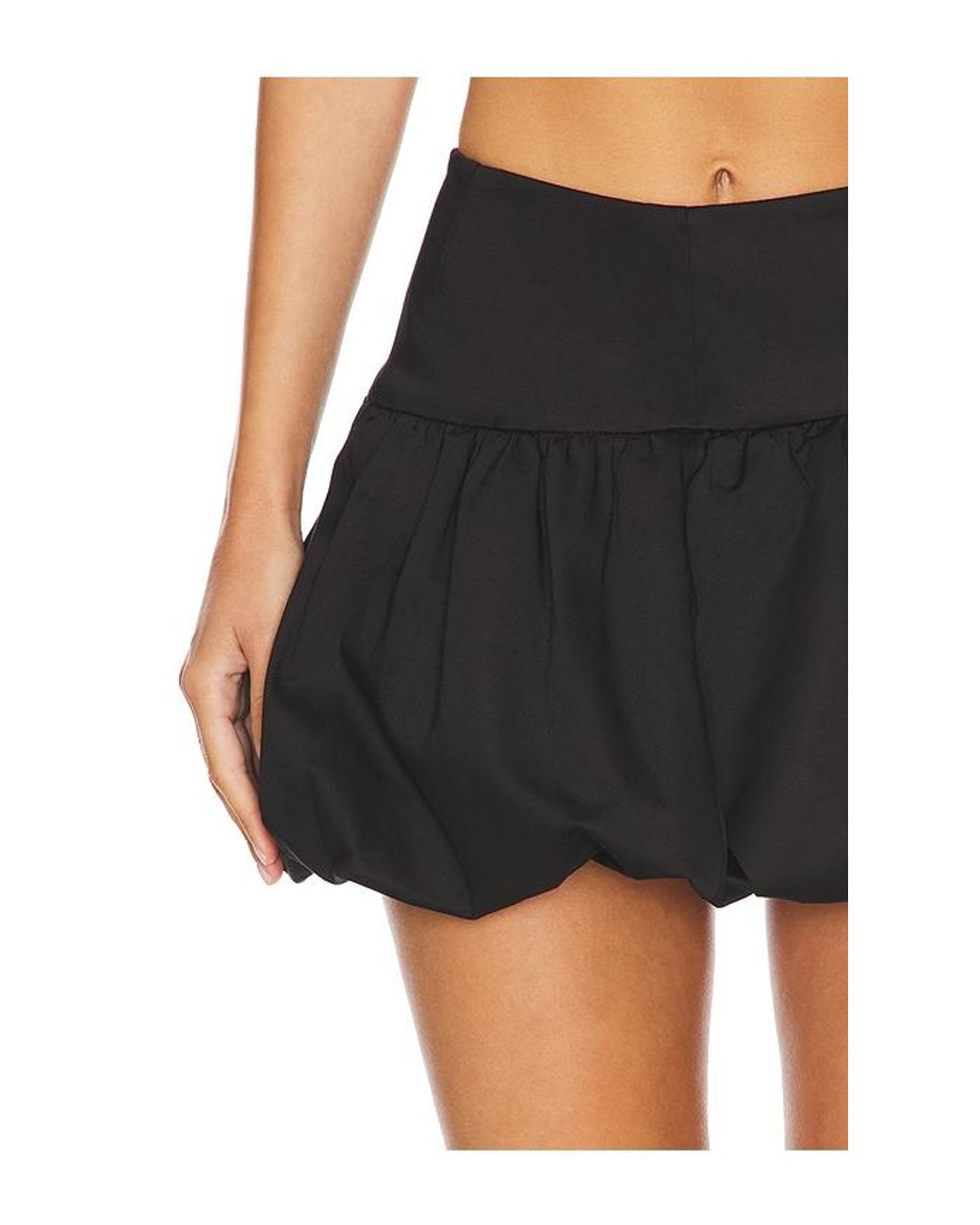 MAJORELLE Black Luana Mini Skirt