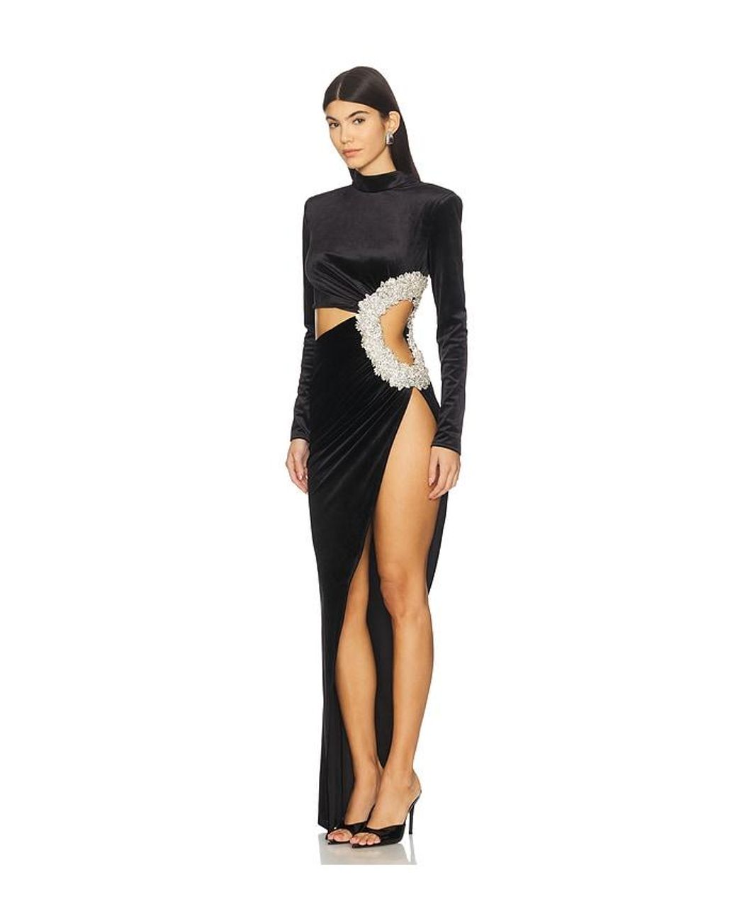 Bronx and Banco Black Lillian Gown