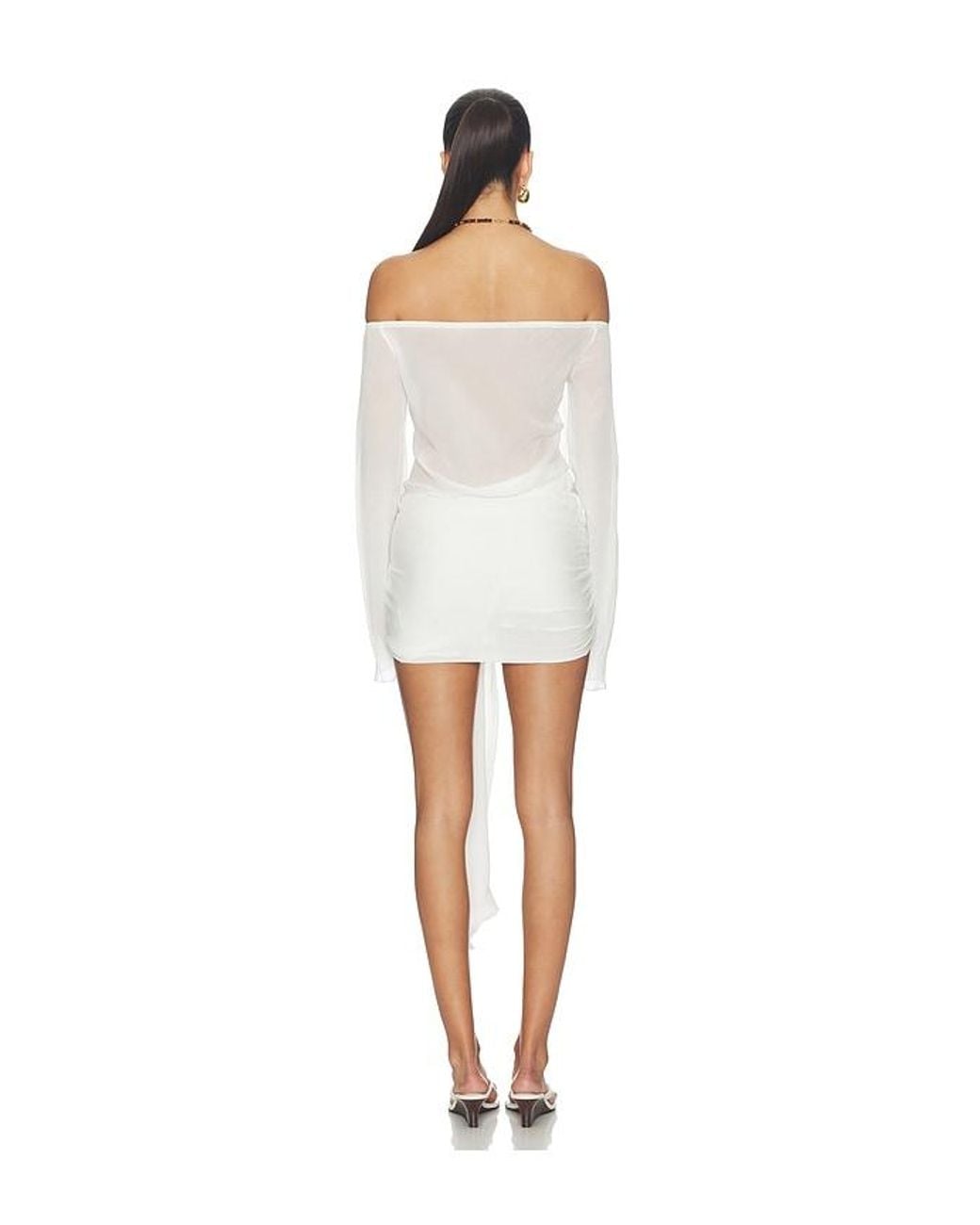 Benni White Bernie Mini Dress