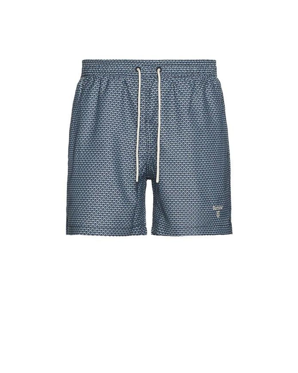 Barbour Blue Shell Swim Short for men