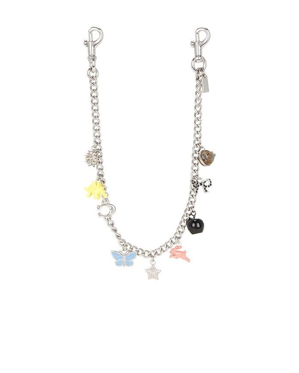 COACH Multicolor Motif Chain Strap