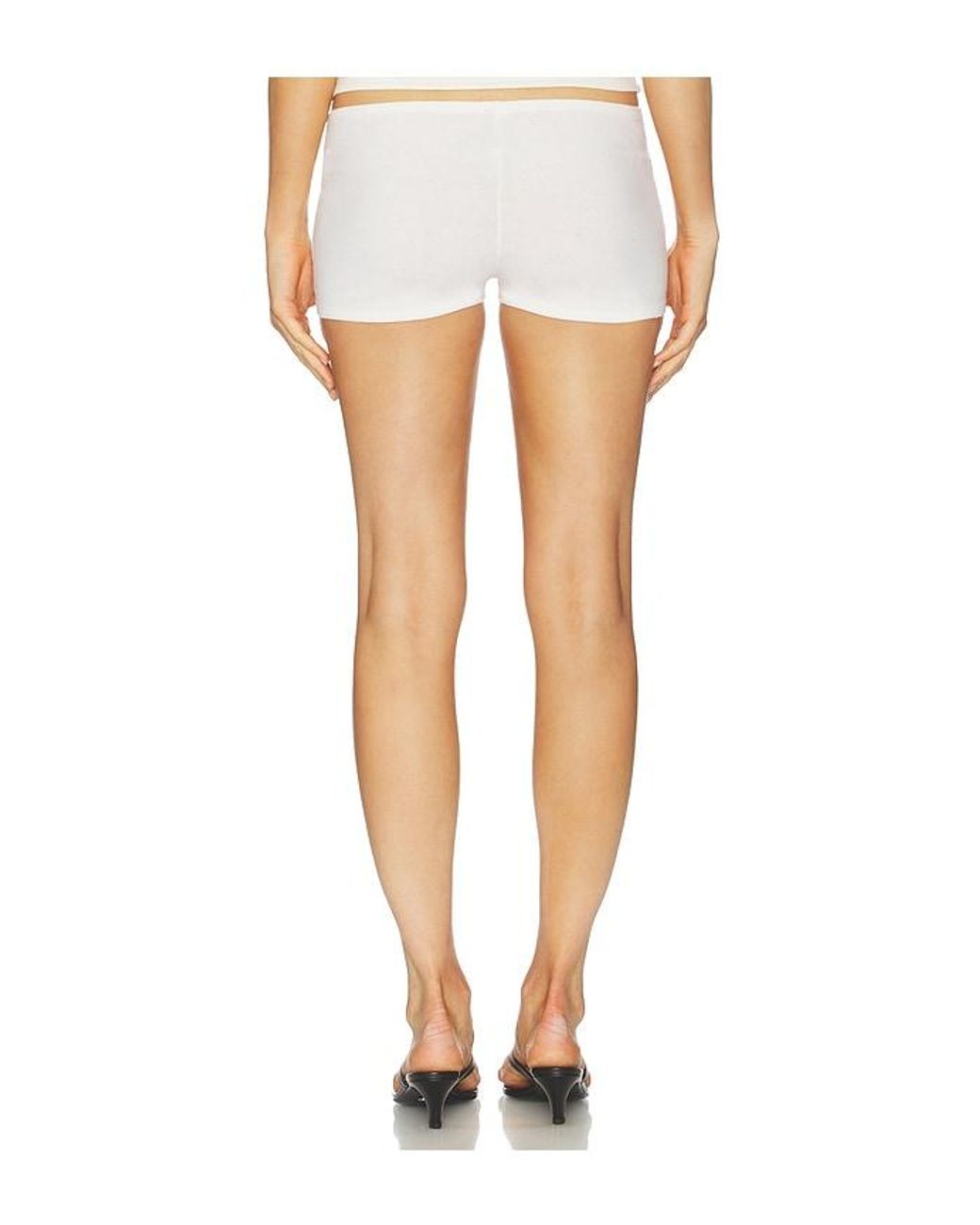 geel White Roxie Short