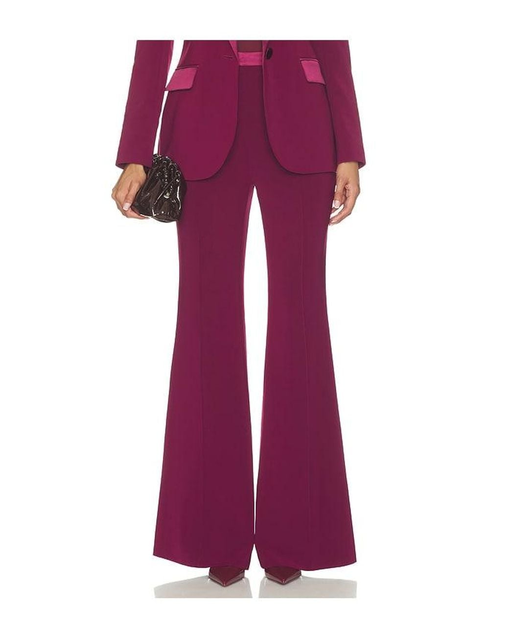 Nadine Merabi Red Charlotte Trousers