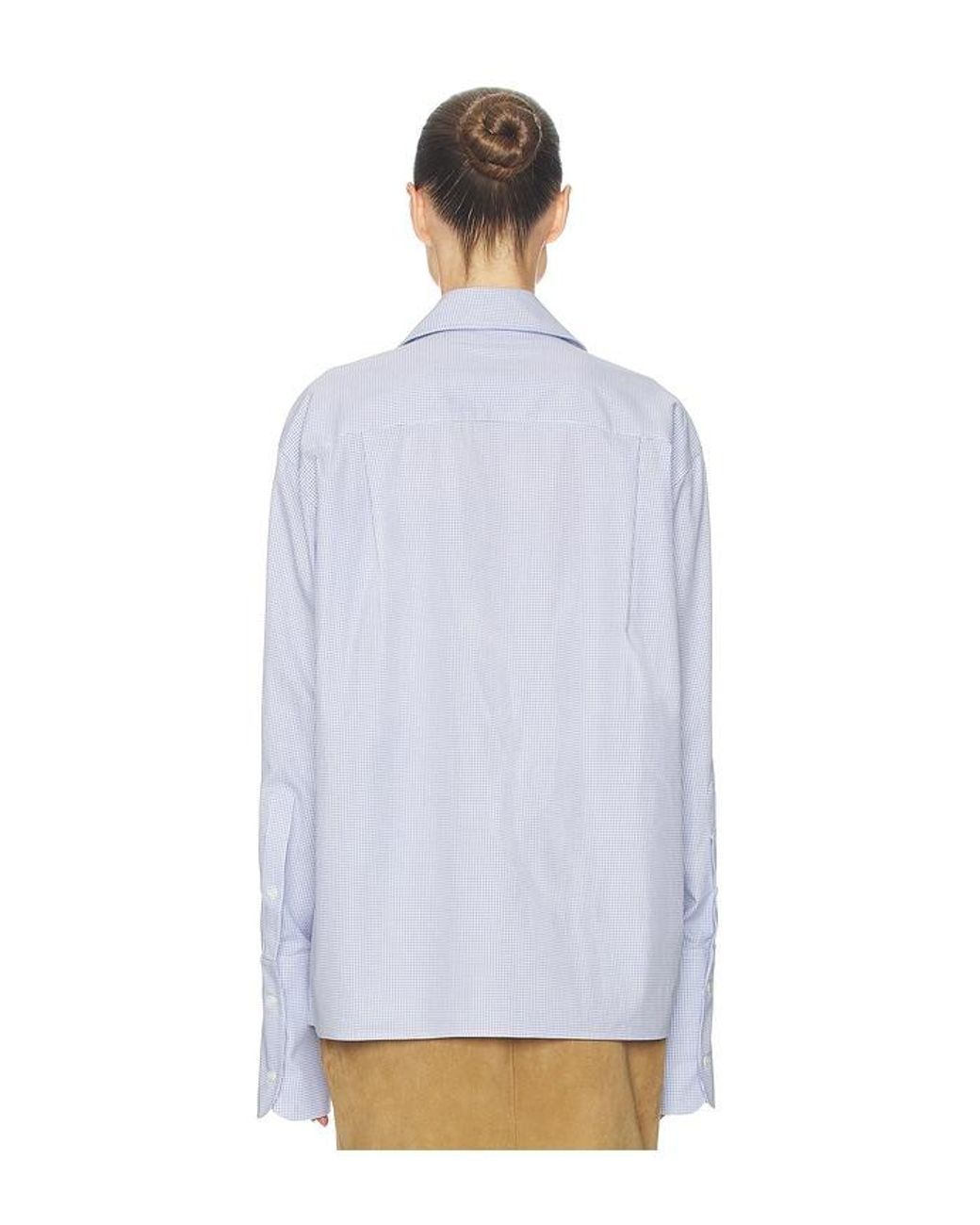 Helsa Blue Classic Oversized Shirt