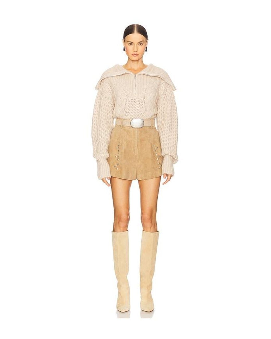 IRO Natural Bow Shorts