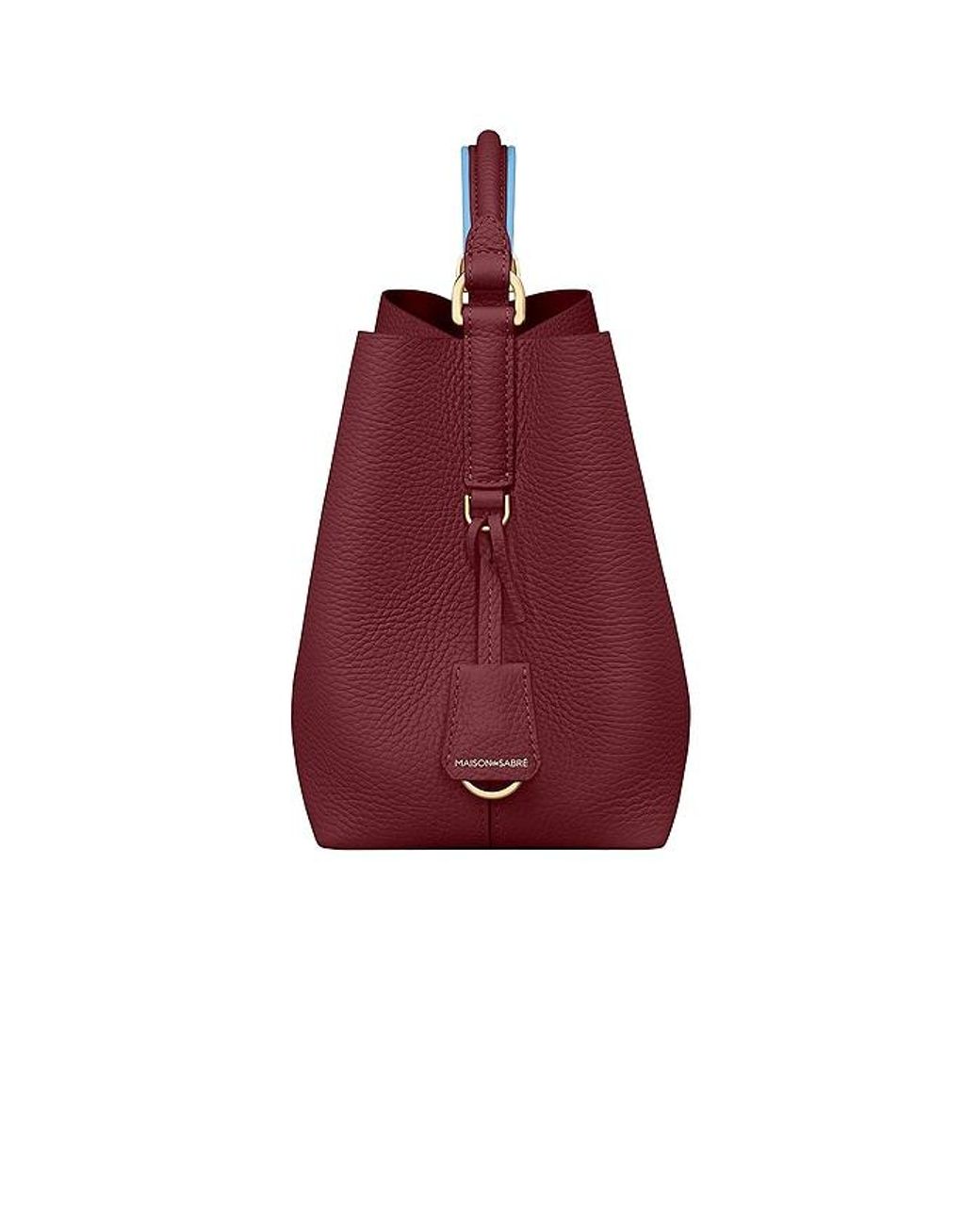 MAISON de SABR Red The Mini Bucket Bag