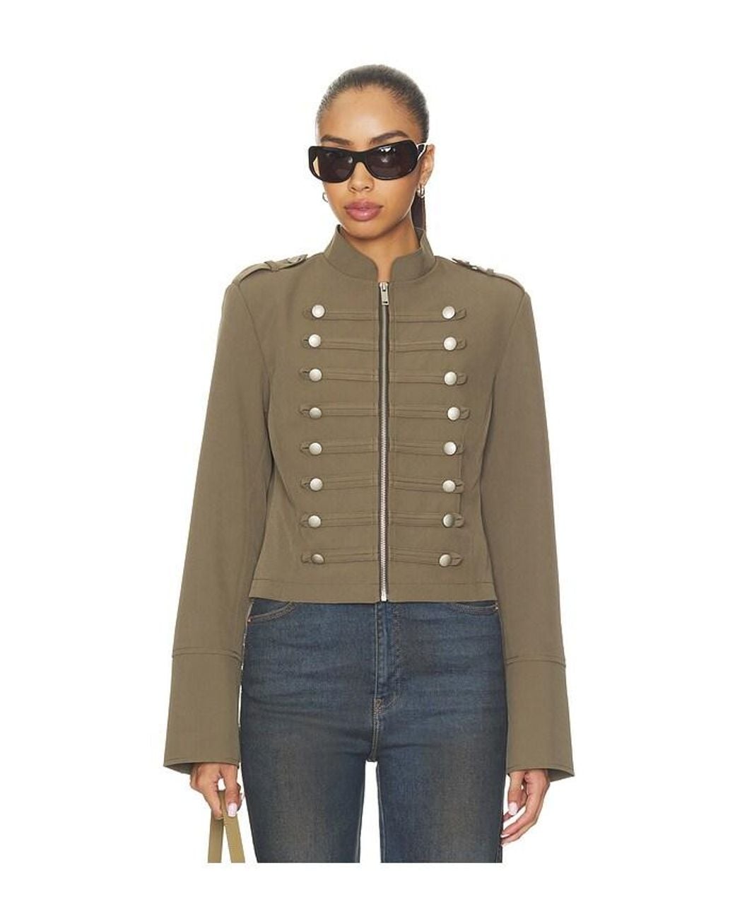 superdown Green Elise Military Jacket