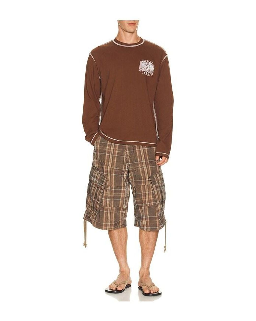 Palmes Brown Mermaid Long-Sleeve for men