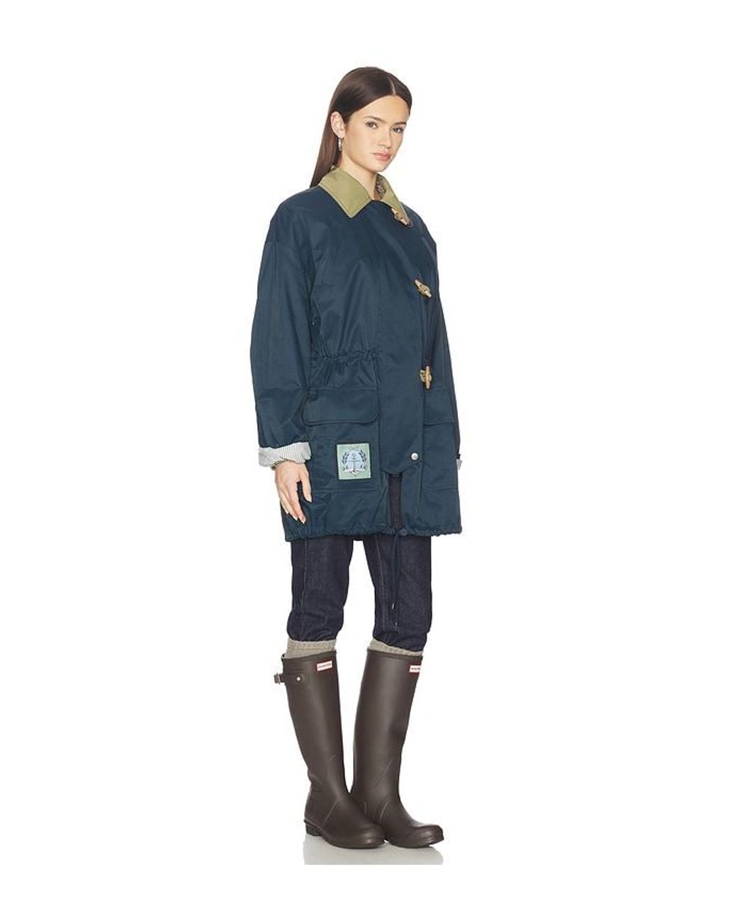Free People Blue X We The Free Captains Jacket