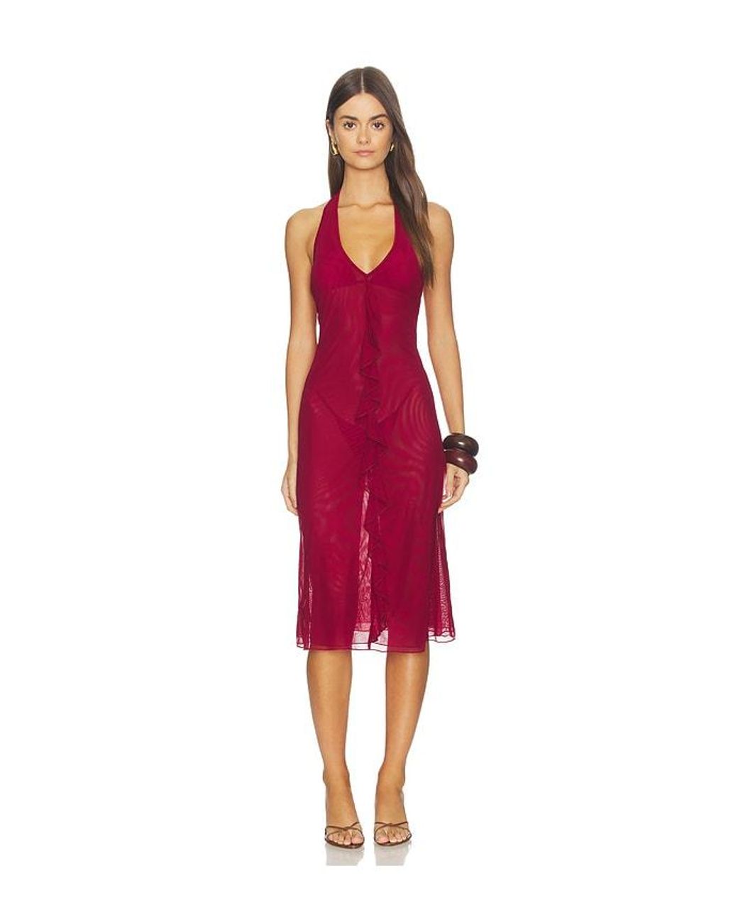 Tiger Mist Red Ash Dress