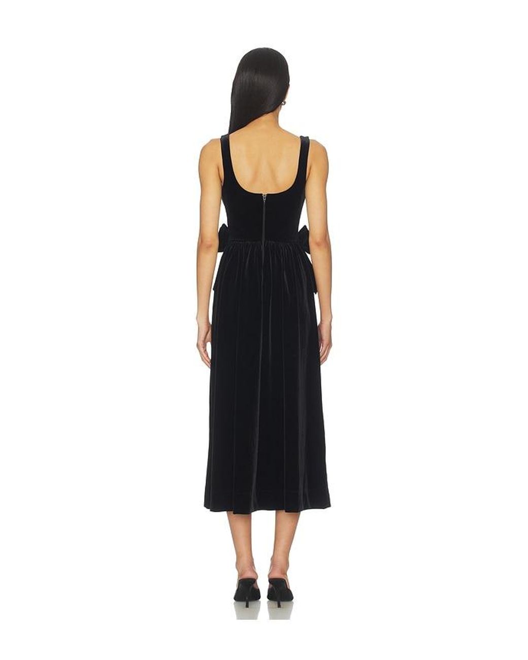 Vestido Midi Ricci En Color Negro Talla (También En Xs, S, M, Xxl) Show Me Your Mumu de color Black