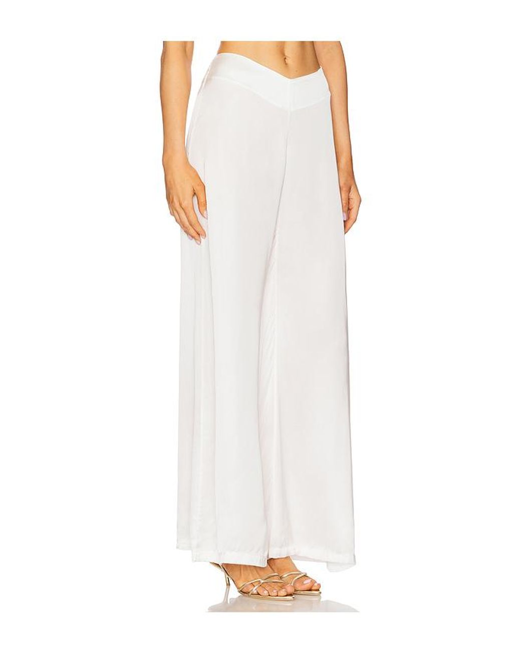 Pantalones Largos Arena En Color Blanco Talla En Cin Cin de color White