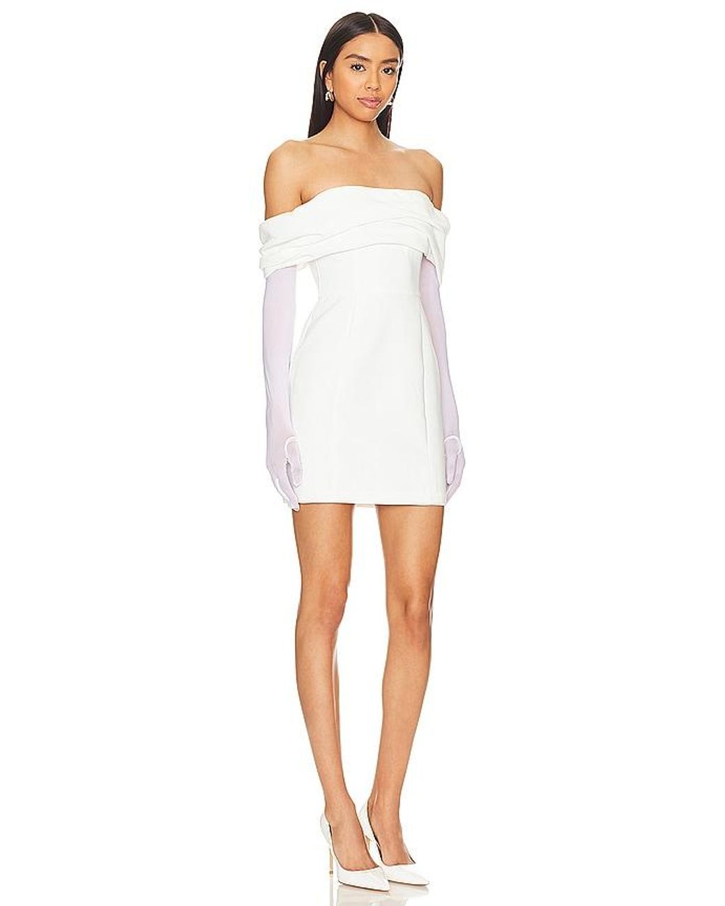 Amanda Uprichard White X Revolve Jania Dress