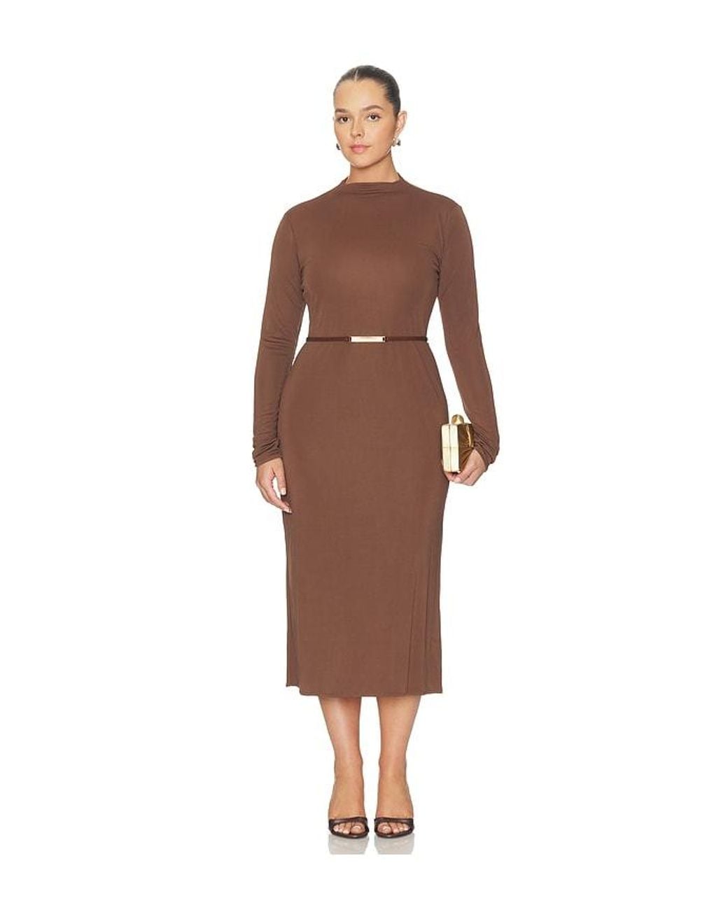 L'academie Multicolor Lune Midi Dress