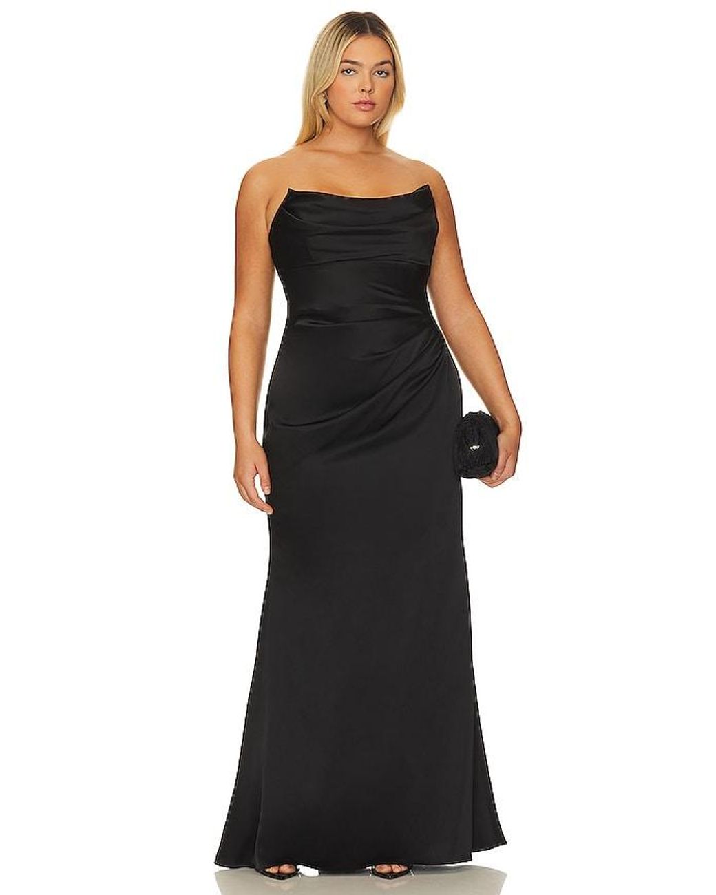 Katie May Black Taylor Gown