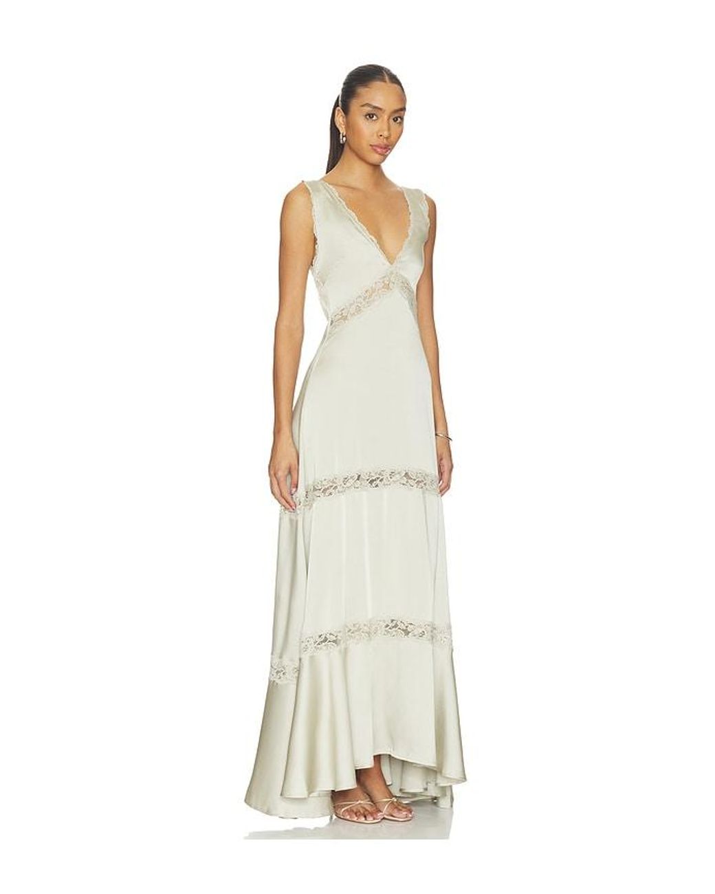 Tularosa White Claire Maxi Dress