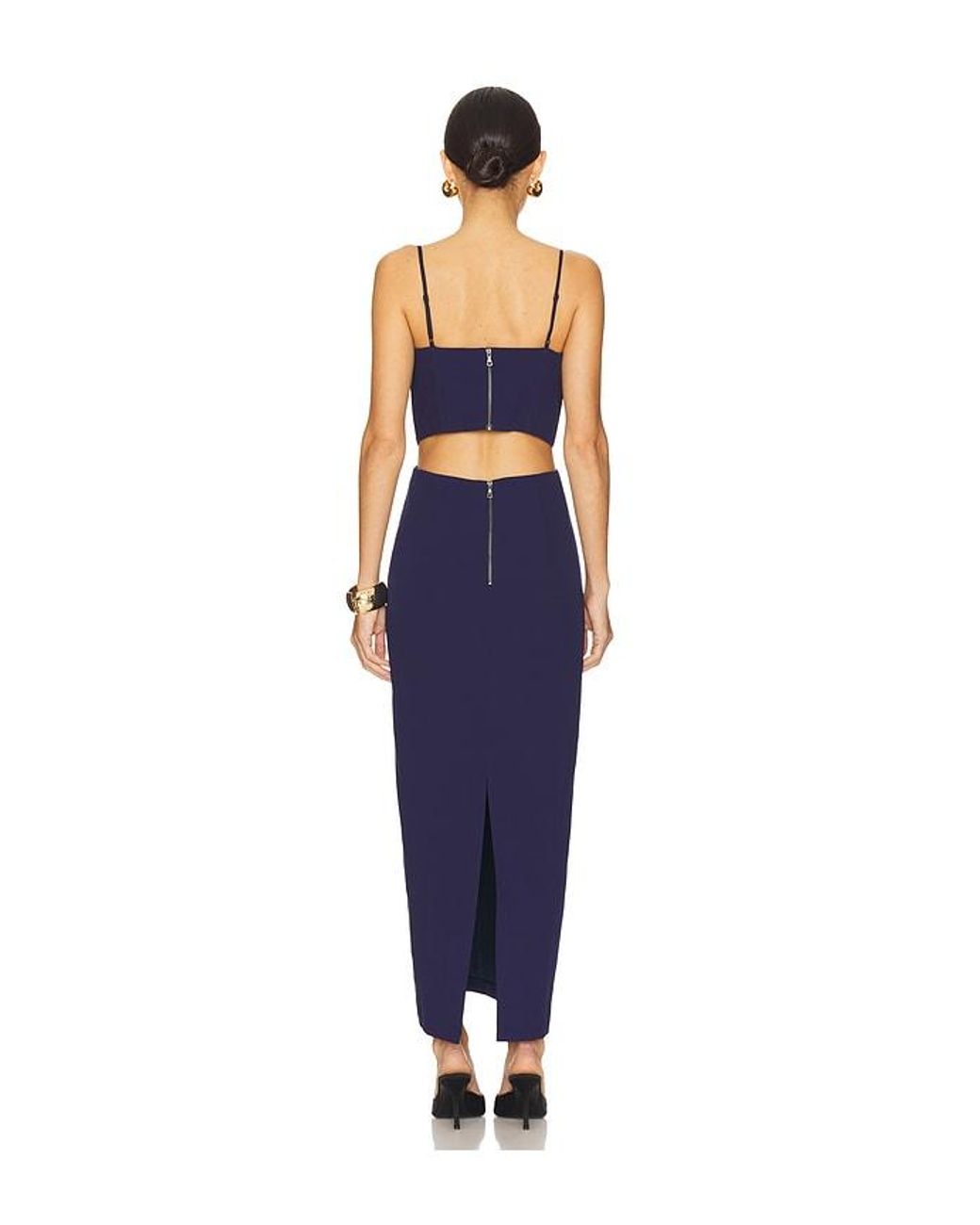 Bardot Blue X Revolve Martini Midi Dress