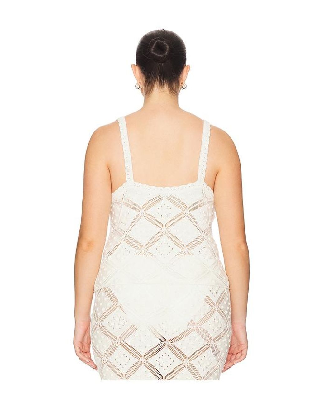L'academie White 'Academie Baileigh Knit Top