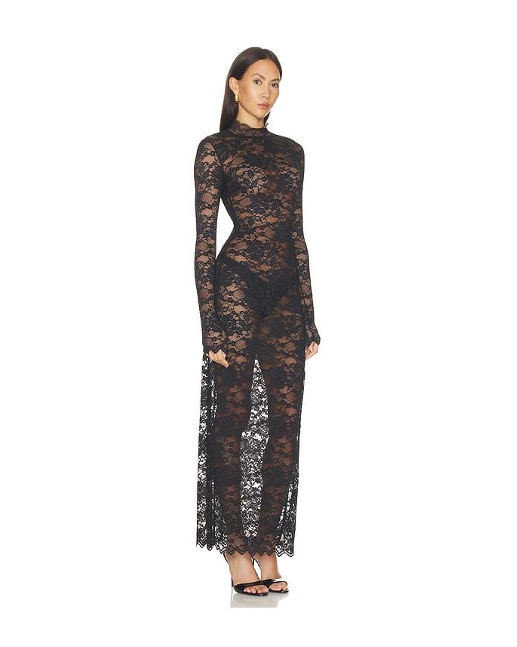 superdown Black Laura Maxi Dress