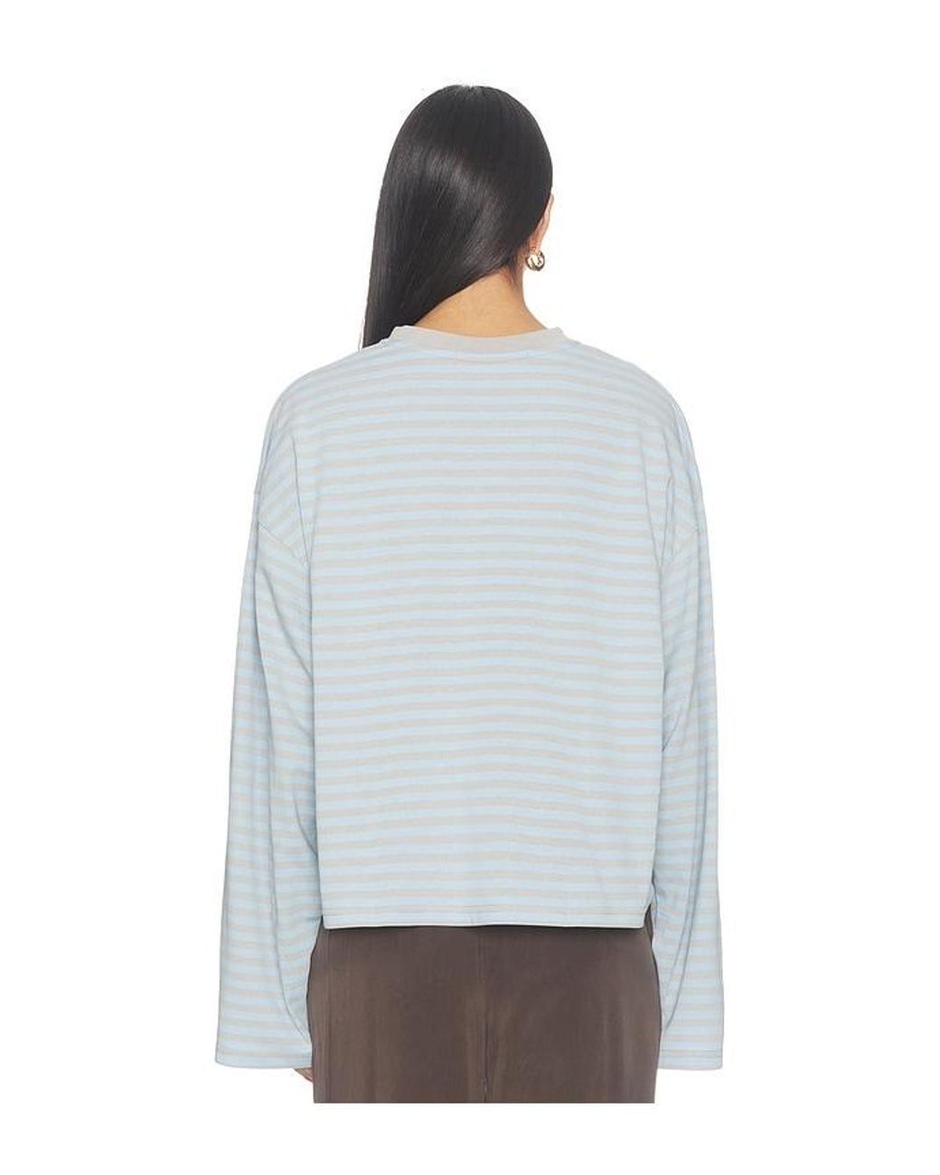 Lioness White Bloom V Long Sleeve Top