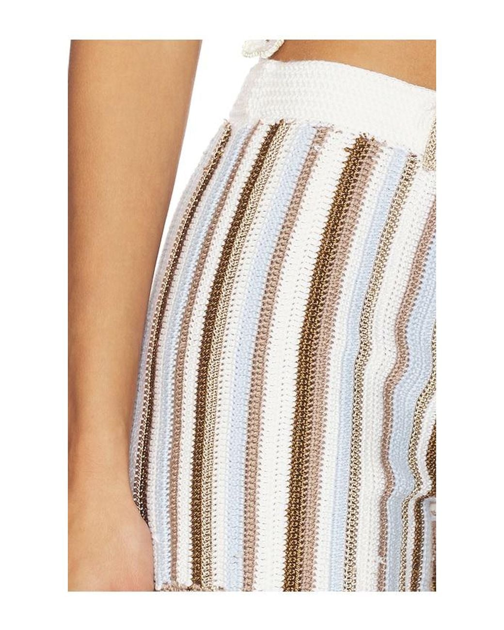 MY BEACHY SIDE White Noa Hand-Crocheted Shorts
