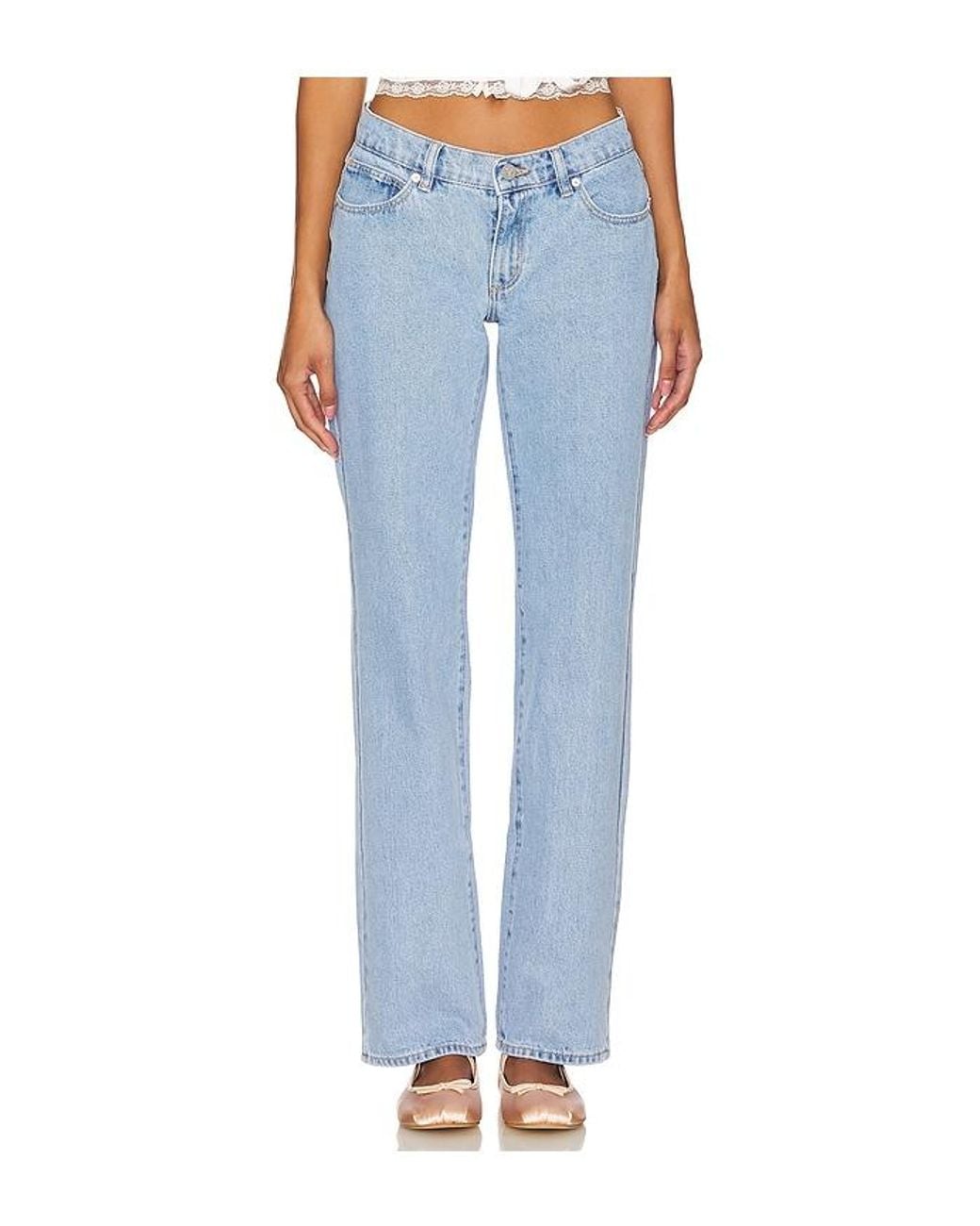 A.Brand Blue Midweight Straight Leg Denim Jeans
