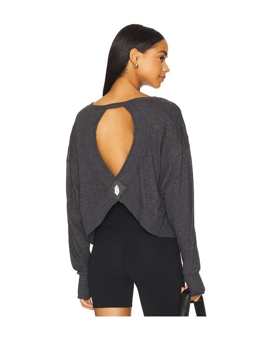 Free People Black X Fp Movement My Time Layer Top