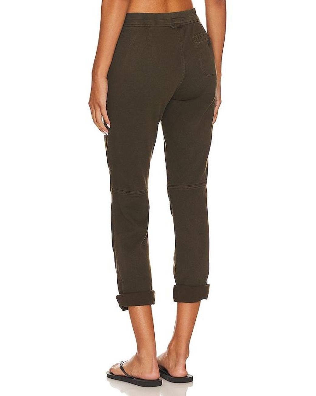 James Perse Green Soft Drape Utility Pant