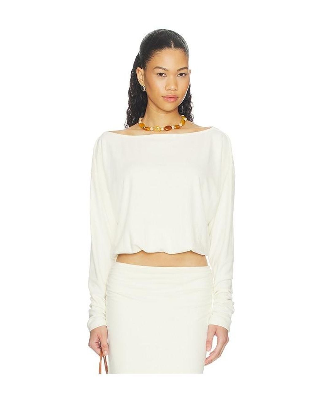 SNDY'S White Alira Top