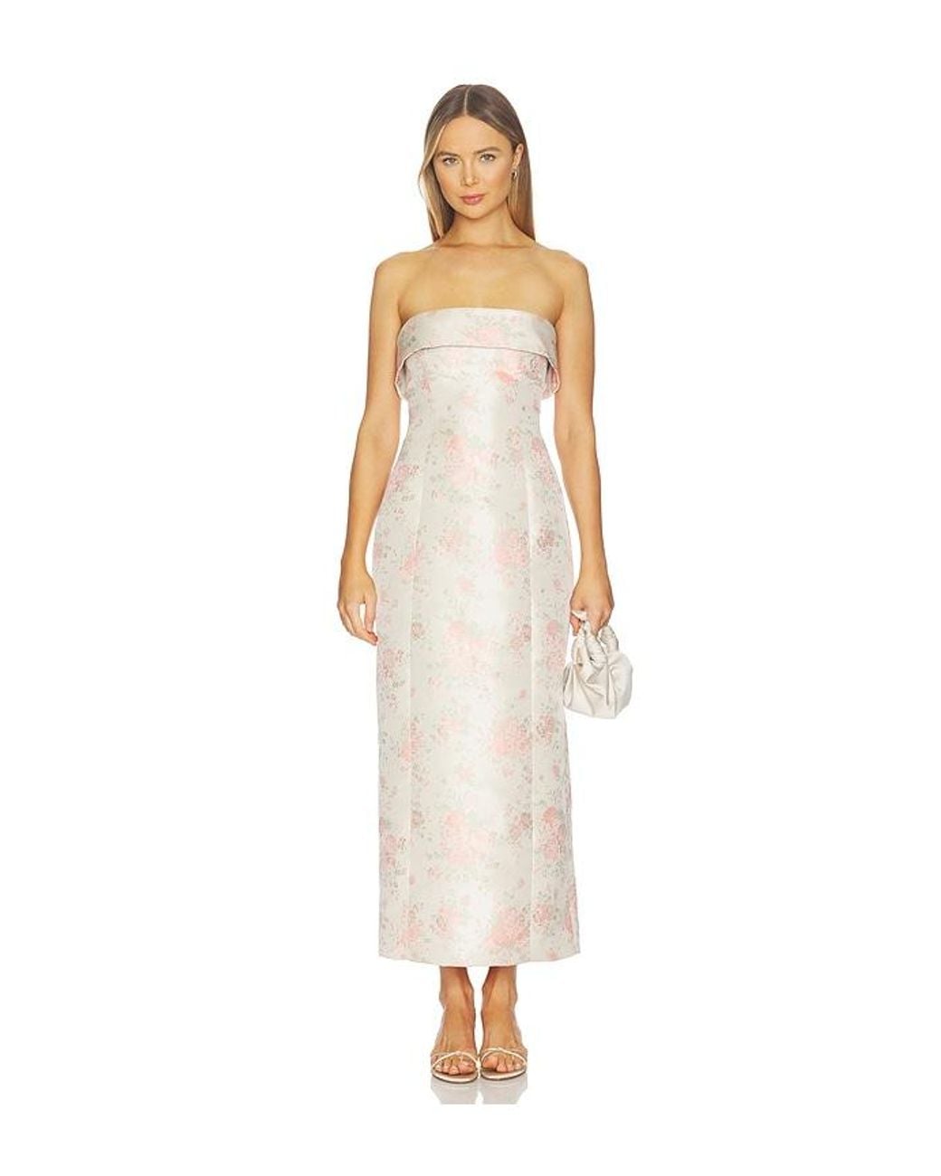 Stone Cold Fox White X Revolve Cathy Midi Dress