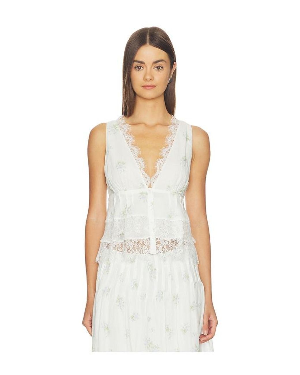 LPA White Everly Top