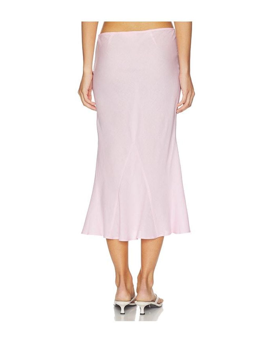 Lovers + Friends Pink Opal Midi Skirt
