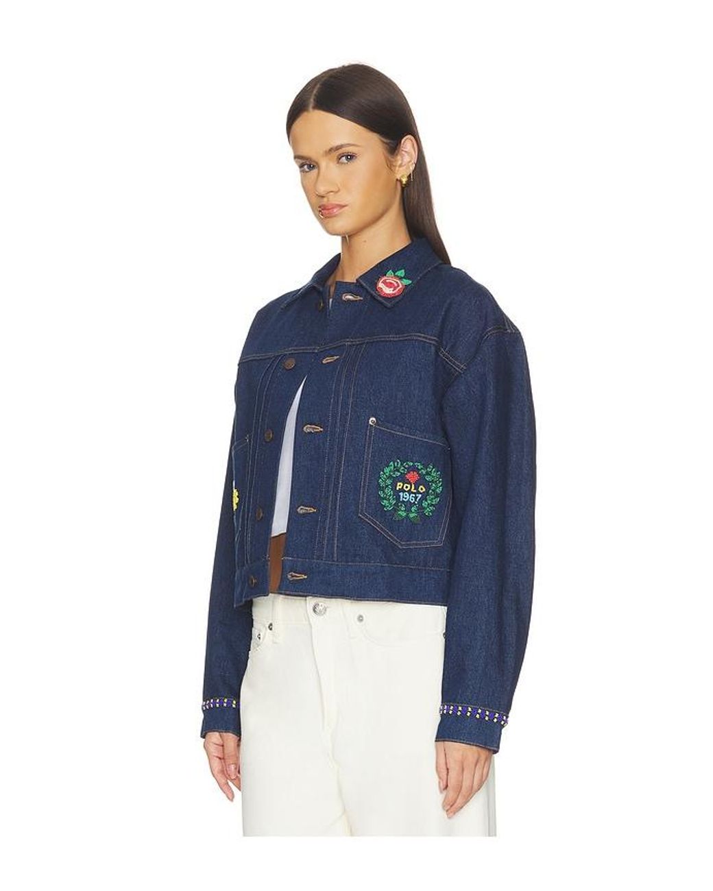 Polo Ralph Lauren Blue Rigid Denim Trucker Jacket