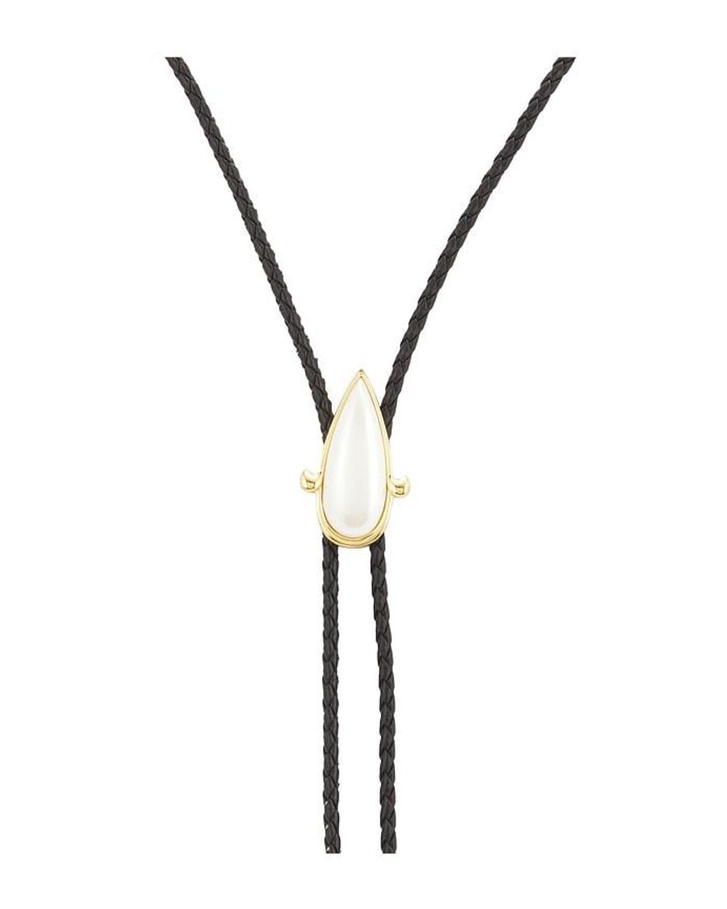 petit moments Black Madea Bolo Necklace