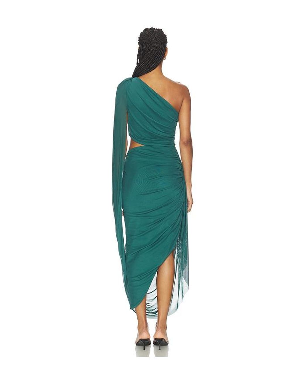 Curaae by Elliatt Green Cleo One Shoulder Midi Dress